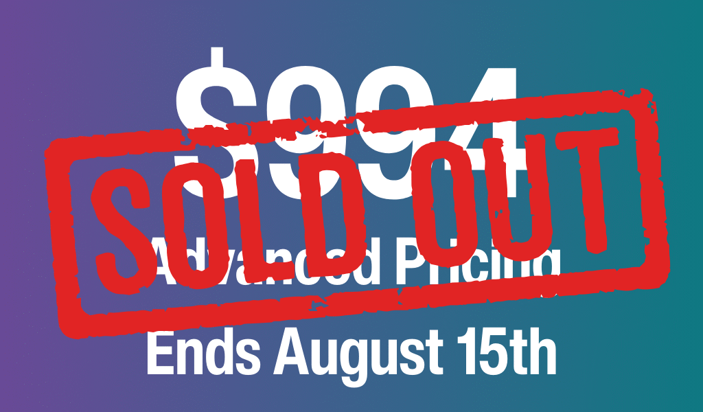Advanced Pricing (7) $994 sold out